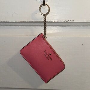Kate Spade Pink Keychain Card Holder